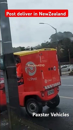 Post delivery is easy in newzealand #nzpost #paxstervehicle #parcels #electricalvehicle #shorts