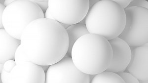 White Spheres Exploding 3d Animation satisfying video