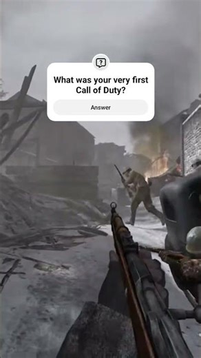 What was your very first Call of Duty? #cod #gaming #callofduty #ww2 #cod2