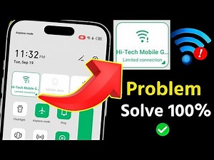 How to fix wifi limited connection problem | Hotspot limited connection problem | Limited Connection
