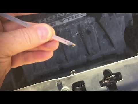 “how to read” TRANSMISSION DIPSTICK on honda pilot?? (not like other cars)