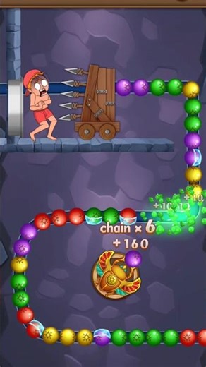 The 2003 puzzle game Zuma, developed by PopCap Games, is the likely origin #viralvideo #shorts