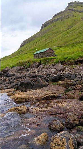 Faroe Islands Rocky Shoreline and Sea Cliffs | Meditation Music