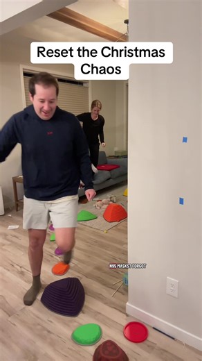 What day is it? A blizzard is coming? Where is my floor? @dadchats always a good sport when losing floor is lava.