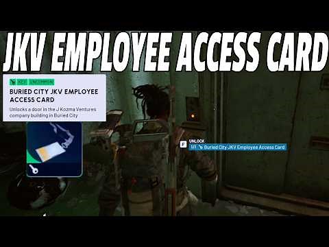 BURIED CITY JKV EMPLOYEE ACCESS CARD LOCATION GUIDE - Arc Raiders