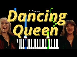 Dancing Queen ABBA Easy Piano Tutorial