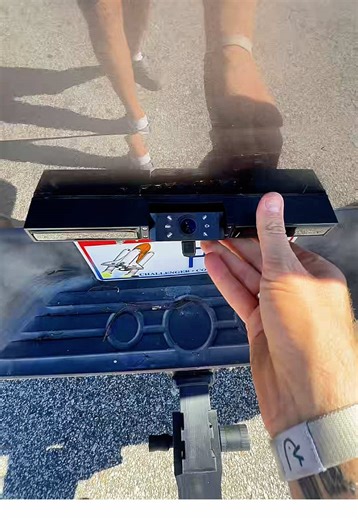 The perfect backup camera for any angle. Oh and it’s solar powered. And wireless. #solarpower #backupcamera #truck #trucktok #rvlife