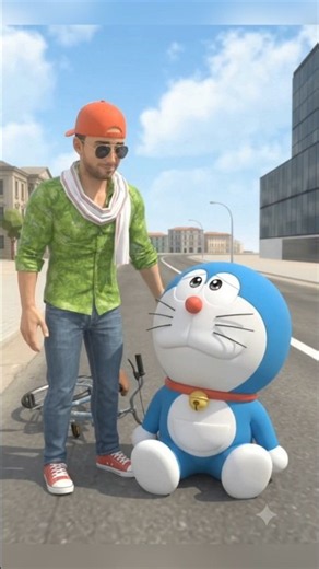 Doraemon Jack से मिलने आया था 😭 लेकिन Cycle से गिर गया 💔 | @ZXMONICO