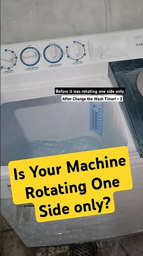 Washing machine Rotating one side only? Change the #Wash #Timer #laundry #repairingschool