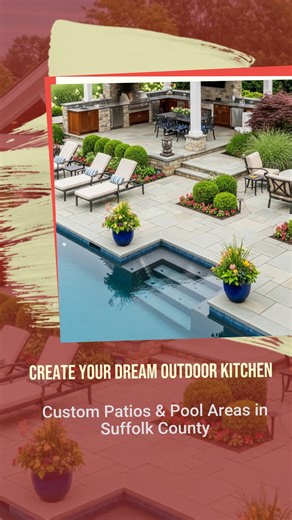 Transform your Suffolk County backyard into a stunning outdoor living space with APM O'Neill & Sons. Whether you’re in Huntington, Bay Shore, or Smithtown, our custom outdoor kitchens, pavilion patios, and pool areas bring your vision to life. Enjoy seamless design, quality craftsmanship, and materials built to last through every season. Elevate your home’s appeal and create the perfect setting for gatherings, meals, and relaxing with family and friends. Ready to upgrade your outdoor space? Visi