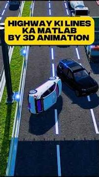 Highway ki chaaro lines ka matlab🧐#highway #rules #accident #viral