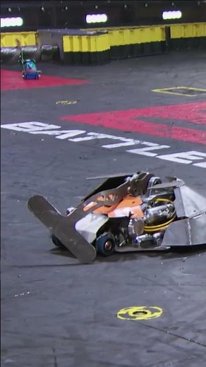 Bot gets turned into scrap metal!