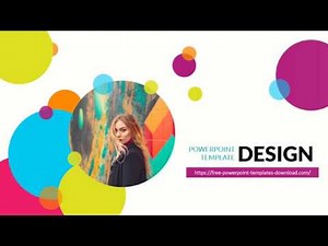 Free PowerPoint Template Colorful Circles