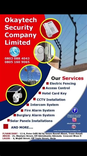 Your number 1 Hi-tech Security Equipment Company in Nigeria