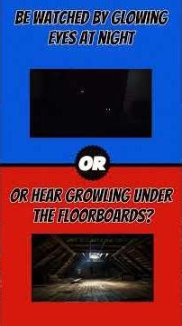 The Most Disturbing Would You Rather Horror Questions👻🔪