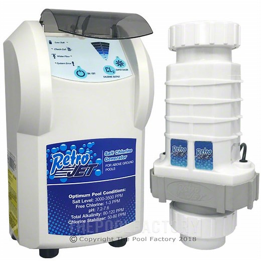 Solaxx Retro Jet RJ Salt Chlorine Generator System