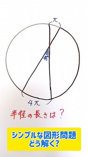 【中学数学】半径の長さは？｜円周角の定理 アルハゼンの定理