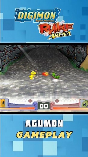 Agumon Gameplay - Digimon Rumble Arena I PS1