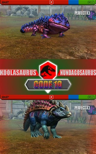 KOOLASAURUS VS NUNDAGOSAURUS | JURASSIC WORLD THE GAME