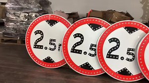 Customized Bilingual Luminous Fire Emergency Exit Safety Sign Waterproof Safety Warning Sign