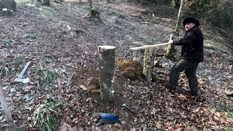 Built a House for Living in the Forest in 60 Days. Start to Finish