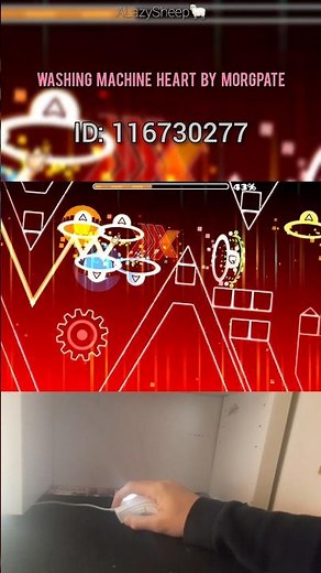 Washing Machine Heart by morgpate — perfectly synced layout 👀 #gd #geometrydash