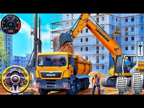 New Construction Simulator Games - JCB Game Building Construction 2025 - Android Gameplay Part 2