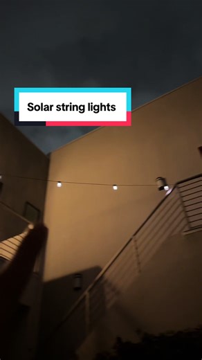Where I put my solar string lights but you can do so much with these they are perfect #solarlights #stringlights #tiktokshopblackfriday #tiktokshopcybermonday #patiomakeover