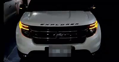 13K views · 87 reactions | Blacked-out with gloss and installed LED flex strip with sequential on signal/hazard light. #firedrake #fordexplorer | Firedrake | Facebook