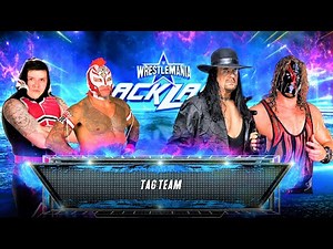 Rey & Dominik Mysterio vs. Brothers of Destruction: Kane & Undertaker | Tag Team Match | WWE 2K23 4K