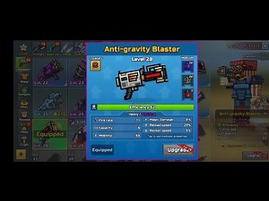 pixelgun3d Anti-gravity Blaster mythical upgrade