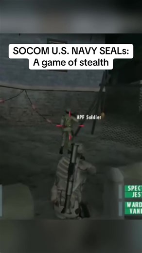 SOCOM U.S. NAVY SEALs (PlayStation 2, PSP, PlayStation 3), a game of stealth. #playstation #gamingontiktok #socom #fyp #fypシ