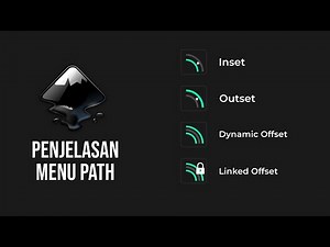 Explain Path menu in inkscape: Insert, Outset, Dynamic Offset dan Linked Offset