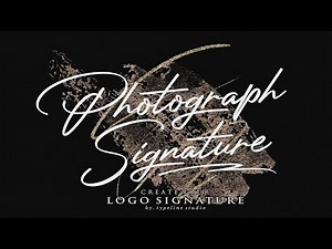 Photograph Signature Logo fonts Font Free Download