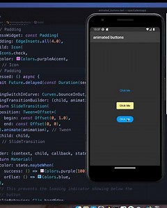 Animated loading button demo in Flutter