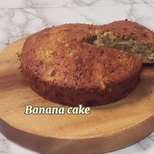 Easy Banana Cake Recipe with All-Purpose Flour