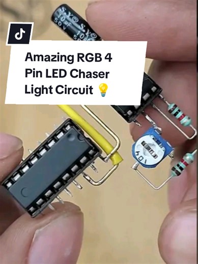 Amazing RGB 4 Pin LED Chaser Light Circuit Explained