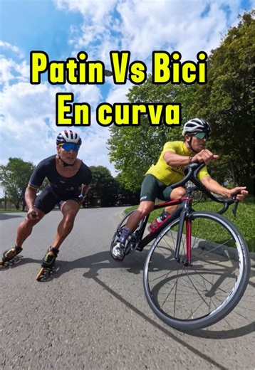 Respeto por el ciclismo: Patinadores al mando en curvas