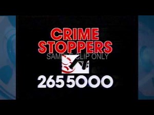 CRIME STOPPERS (ORIGINAL TV COMMERCIAL) late 1980s