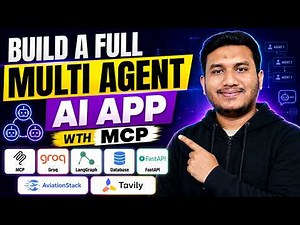 Build a Full Multi Agent AI App with MCP, Groq, LangGraph, Database & FastAPI 🔥