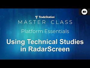 Platform Essentials | Using Technical Studies in Radarscreen