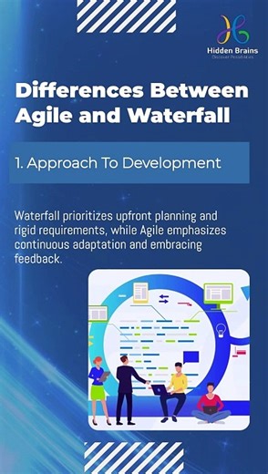 Agile vs Waterfall: Which Methodology to Choose in 2024? #AgileVsWaterfall #HiddenBrains
