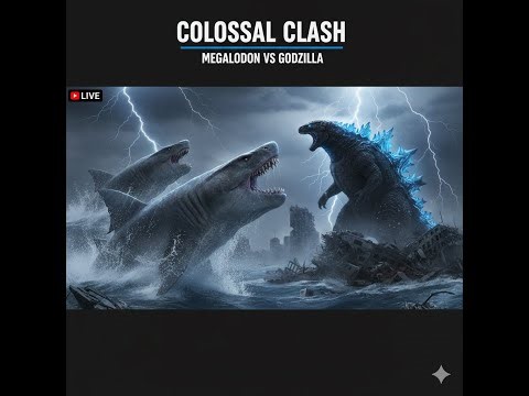 Megalodon vs Godzilla The Ultimate Apex Predator Showdown
