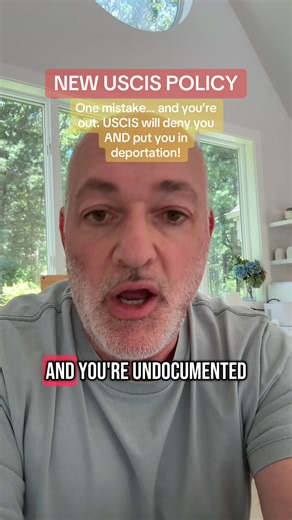 USCIS can now deny incomplete applications without warning AND issue deportation notices directly —even after approving your petition. If you’re out of status, don’t file alone. You need a lawyer who knows the rules, the risks, and how to protect you. Contact us today before you file — your future depends on it. Link in bio. #ImmigrationLaw #USCIS #DeportationDefense #I130 #ImmigrationAttorney #RemovalProceedings #ImmigrationHelp #ProvisionalWaiver #ImmigrationCourt #ImmigrationTikTok #fyp #fyi 