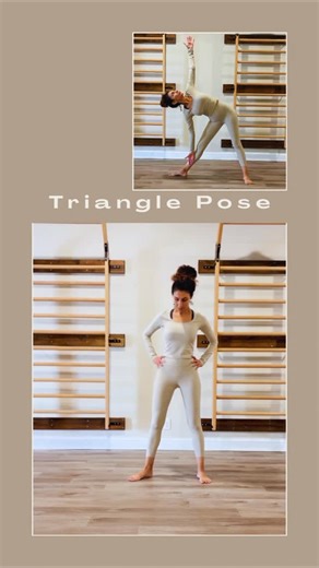 Triangle Pose (Trikonasana) is a classic and foundational pose that provides extensive benefits across the entire body Strengthens the Legs and Core Deep Hip and Groin Stretch Opens the Chest and Shoulders Lengthens the Spine Relieves Back Pain and Sciatica Enhances Balance and Focus Stimulates Abdominal Organs Try it out and tag us sharing your Trikonasana Hope to see you on your mat #bakersfieldyoga #wheretheyogisplay #yogajourney #yoga | Bakersfield Yoga