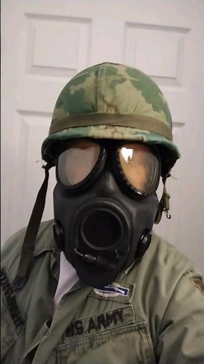 My brand-new Vietnam War era M17 gas mask.