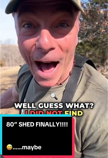 @Warren Holder is gonna be so mad! We have an 80”er folks……..JUST KIDDING!!! More like and 8” 😂😂 #hunting #deerhunting #deerseason #huntingseason #huntingtiktok #shedhunting #shedseason #antlers #commedy #funny #whitetails #whitetaildeer #whitetails #fyp #4u #4upage