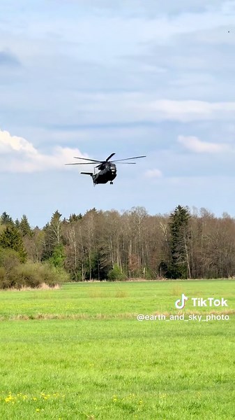 German Air Force CH-53 Helicopter Low Level Excursion