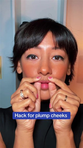 Beginner-Friendly Beauty Hack for Plump Cheeks