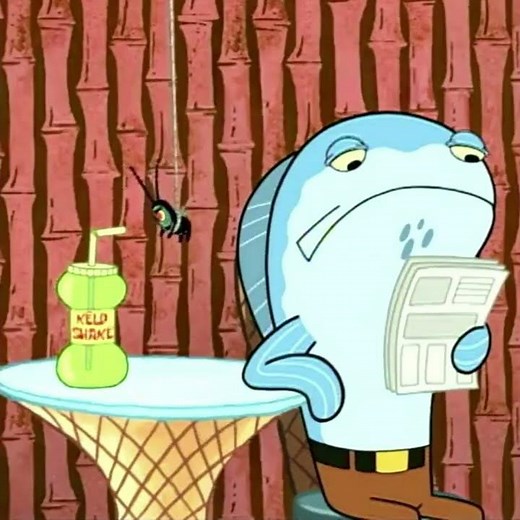 Plankton tries to drink Kelp Shake!